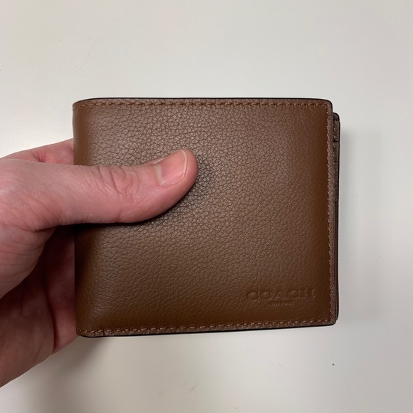 COACH Men’s Double-Billfold Wallet - Picture 1 of 8